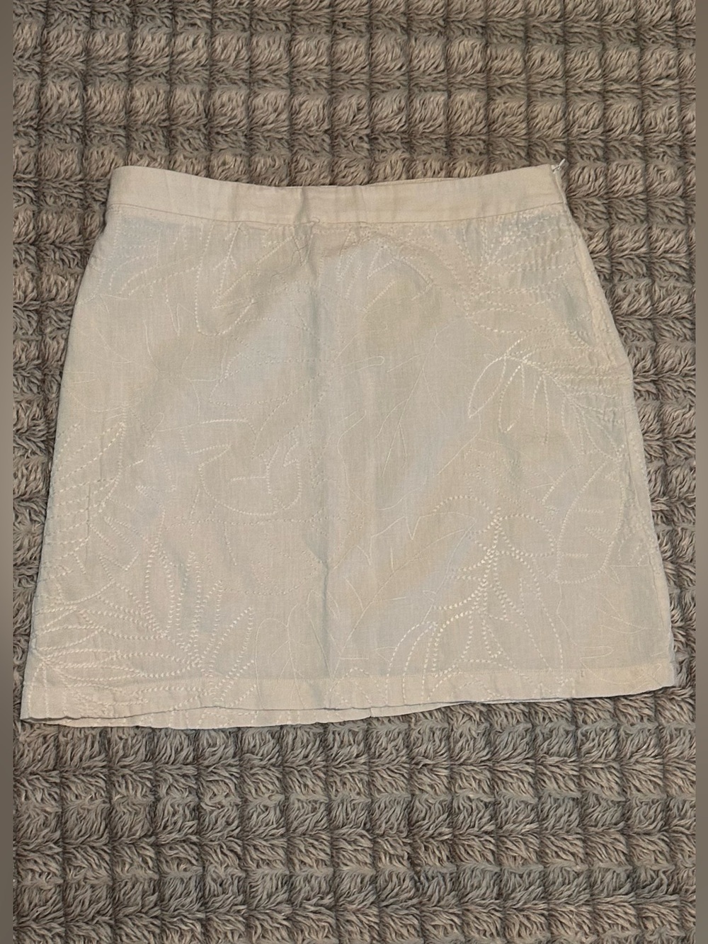 Tommy Bahama White Linen Blend Skirt Women’s Size 10 Coastal Resort Summer Class